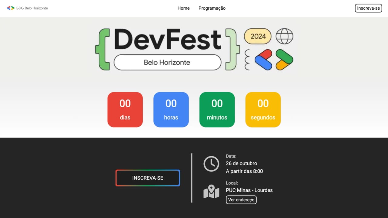DevFest BH 2024 Website