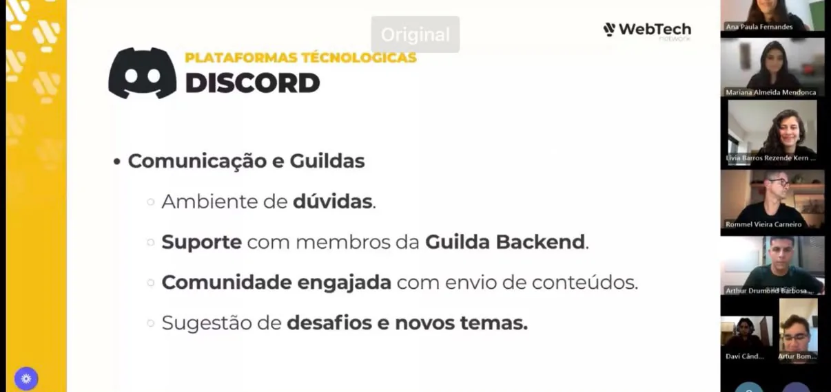 Foto 2 de Journey Backend · WebTech Network e LEVTY