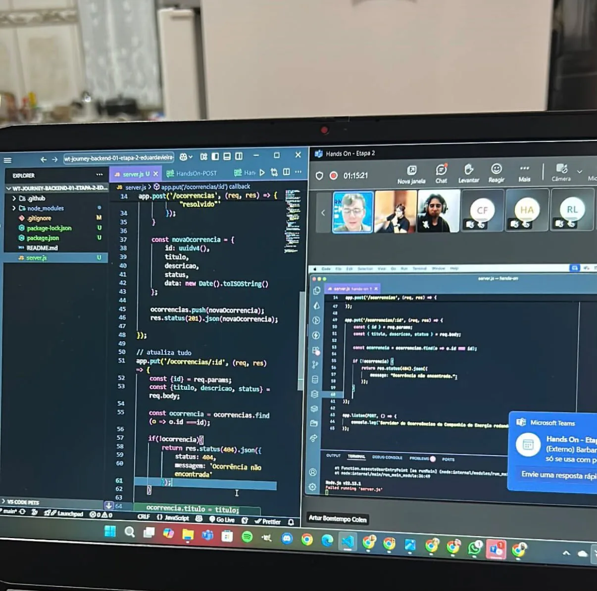 Foto 1 de Journey Backend · WebTech Network e LEVTY
