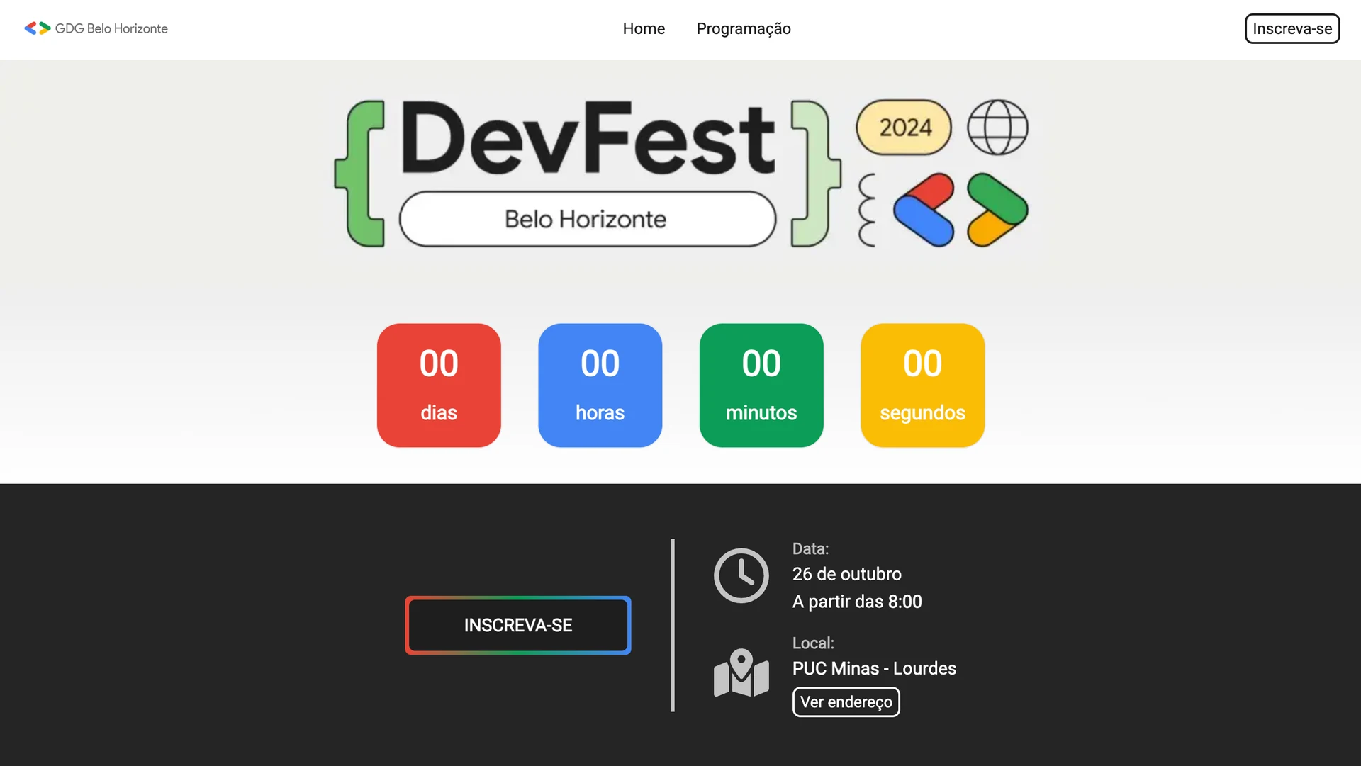 DevFest BH 2024 Website